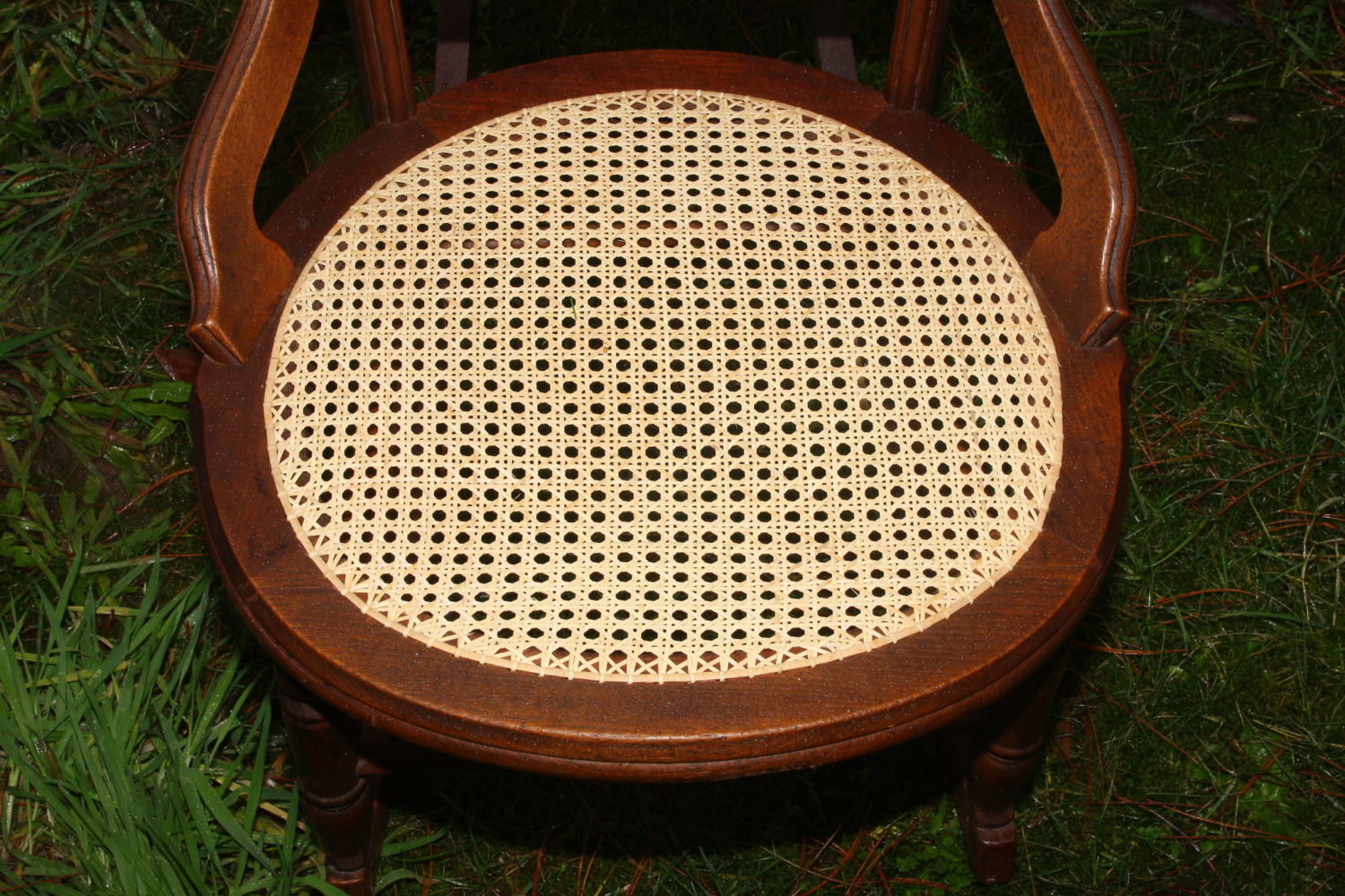 A Cane Wood and Wicker Fixer Antique repair